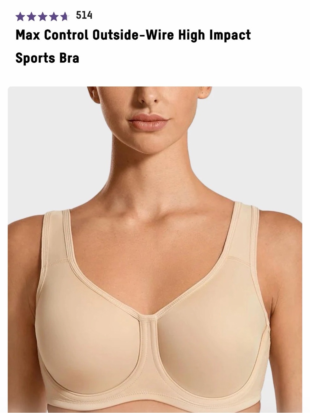 Syrokan high-impact sports bra